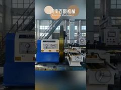 Токарный станок для торцевой обработки торцевых поверхностей фланцев