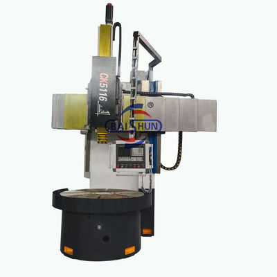CNC вертикальный токарный станок с одной колонкой VLT Автоматическая вертикальная CNC токарная машина