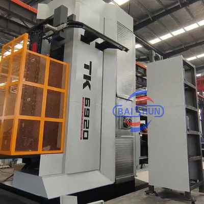 Большая 5-осевая горизонтальная CNC сверлильная и фрезерная машина с угловой фрезерной головой