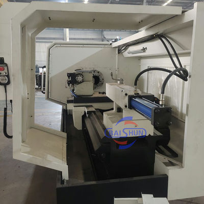 Двойной Чак горизонтальный Fanuc CNC трубной резьбы станка для металла