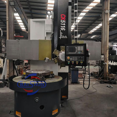 Российский рынок CK5116 Карусельный токарный станок с одной колонкой VTL CNC металлообрабатывающий станок