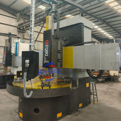 Мощный вертикальный токарный станок с ЧПУ для изготовления и обработки крупногабаритных деталей