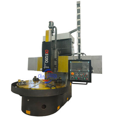 Стальной CNC вертикальный поворотный станк с рабочим столом 2000 мм для точной работы
